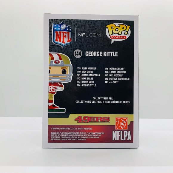 Funko POP! NFL Football George Kittle San Francisco 49ers Tight End Figure #144! - Picture 4 of 7